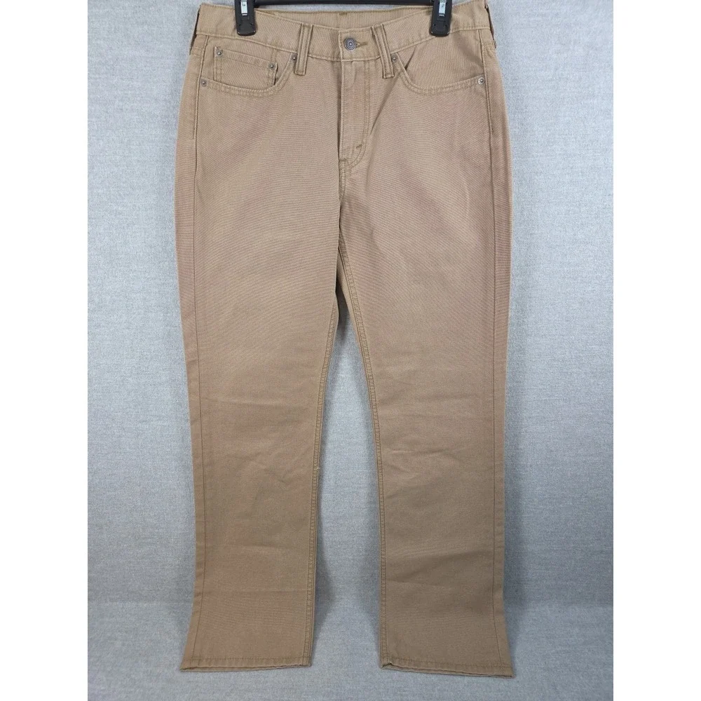 Levis 514‎ Straight Leg Jeans Men's 31x30 Brown Twill Cotton Classic Cowboy